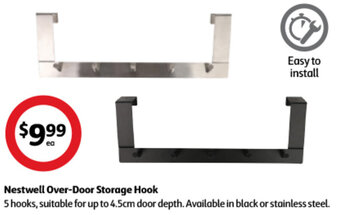 Coles Nestwell Over-Door Storage Hook offer