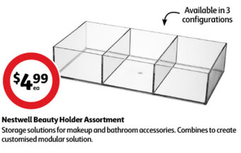 Coles Nestwell Beauty Holder Assortment offer