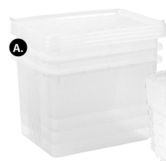 Coles A. Nestwell 20L Storage Boxes 3 Pack offer