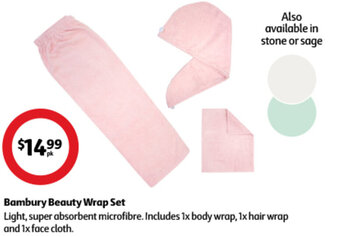 Coles Bambury Beauty Wrap Set offer