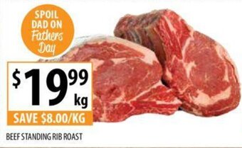 Supabarn BEEF STANDING RIB ROAST offer