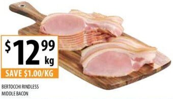 Supabarn BERTOCCHI RINDLESS MIDDLE BACON offer