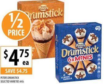 Supabarn PETERS DRUMSTICK SELECTED VARIETIES 4/6's offer