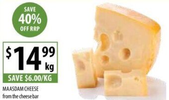Supabarn MAASDAM CHEESE offer