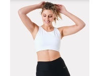 Active Womens Mesh Back Crop Top