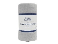 BIG W House & Home Polar Fleece Throw 127cm x 152cm - Grey offer