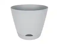 Light Grey Plastic Pot