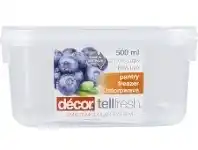 BIG W Decor Tellfresh Oblong 500ml Container offer