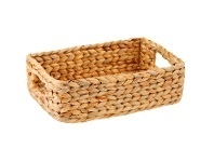 BIG W House & Home Weave Tray Basket 9cm x 20cm x 30cm offer