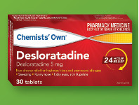 Alliance Pharmacy Chemists’ Own Desloratadine 30 Tablets offer