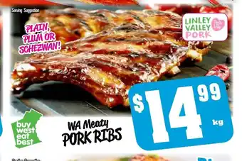 Farmer Jack's WA Meaty Pork Ribs offer
