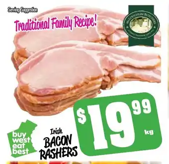 Irish Bacon Rashers