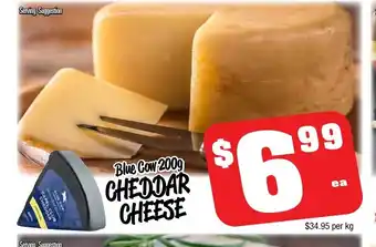 Farmer Jack's Blue Cow 200g Cheddar Cheese offer