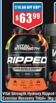 Chemist Warehouse Vital Strength Hydroxy Ripped Protein 2kg offer