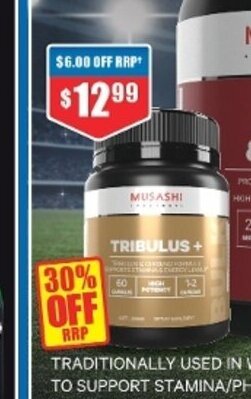 Chemist Warehouse Musashi Tribulus +60 Capsules offer