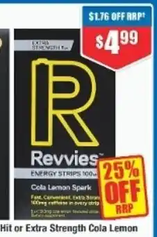 Chemist Warehouse Extra Strength Cola Lemon Spark 5 Pack offer