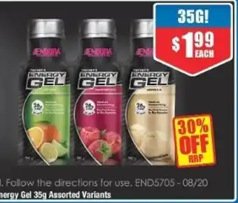 Chemist Warehouse Sport Energy Gel 35 Assorted Variants offer