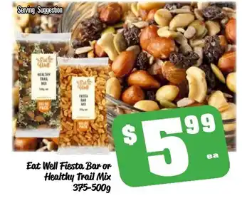 Farmer Jack's Eat Well Fiesta Bar or Healthy Trail Mix 375-500g offer