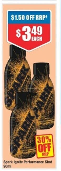 Chemist Warehouse Spark Ignite Performance Shot 90ml offer