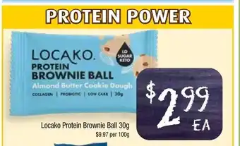 Locako Protein Brownie Ball 100G