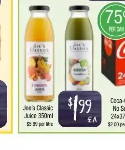 Farmer Jack's Joe's Classic Juice 1 Litre offer