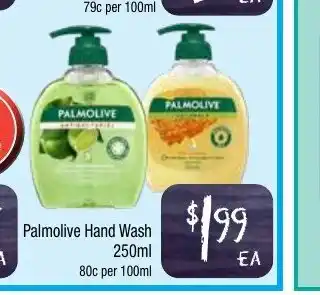 Farmer Jack's Palmolive Hand Wash 250ml offer