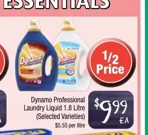 Farmer Jack's Dynamo Professional Laundry Liquid 1,8 Litre offer