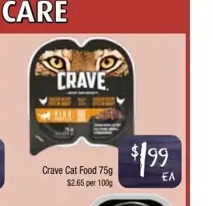 Farmer Jack's Crave Cat Food 100g offer