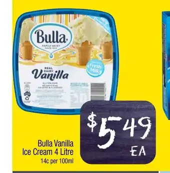 Bulla Vanilla Ice Cream 100ml