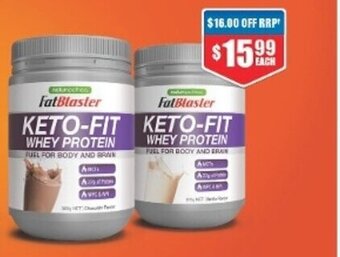 Chemist Warehouse Naturopathic Fatblaster Keto-Fit Range offer