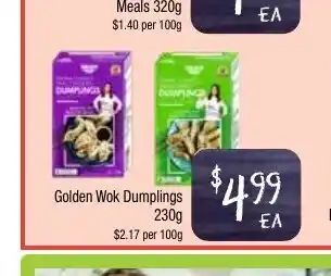 Golden Wok Dumplings 100g