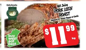Farmer Jack's WA Juicy Pork Loin Roast offer