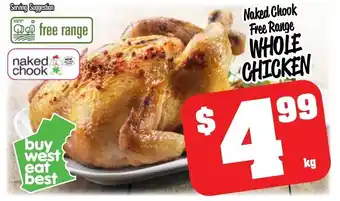 Farmer Jack's Naked Chook Free Range Whole Chicken offer