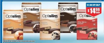 Chemist Warehouse Optislim VLCD Bar 5 Pack Assorted Variants offer
