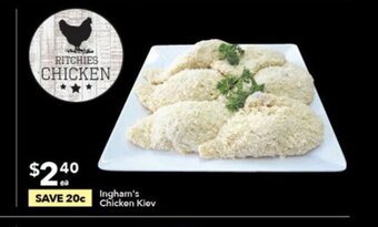 Ritchies Ingham's Chicken Kiev offer