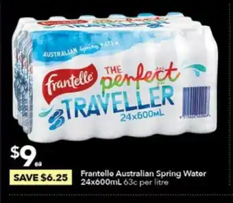 Ritchies Frantelle Australian Spring Water 1 Litre offer