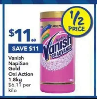 Ritchies Vanish NapiSan Gold Oxi Action 1kg offer