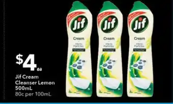 Ritchies Jif Cream Cleanser Lemon 100ml offer