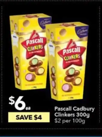 Ritchies Pascall Cadbury Clinkers 300g offer