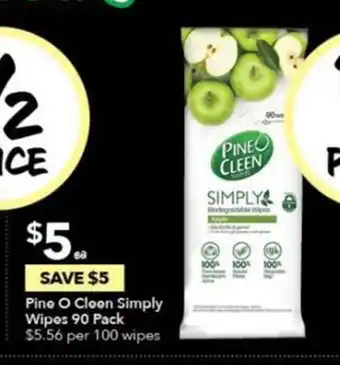 Ritchies Pine O Cleen Simply Wipes 100 wipes offer