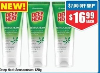 Chemist Warehouse Deep Heat Sensocream 120g offer