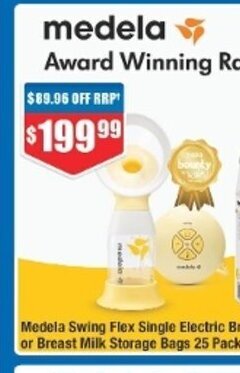 Chemist Warehouse Medela Swing Flex Single Electric Breast Pump offer