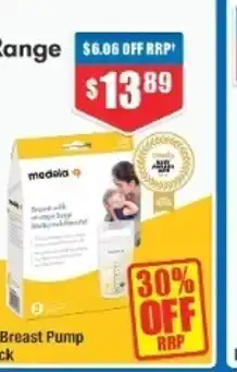 Chemist Warehouse Breast Milk Storage Bags 25 Pack offer