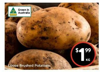 Foodworks Loose Brushed Potatoes offer