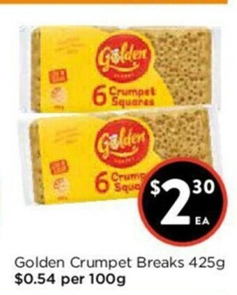 Foodworks Golden Crumpet Breaks 425g offer