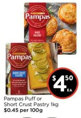 Pampas Puff or Short Crust Pastry 1kg