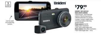 Uniden IGO Cam 345 Dual Dash Camera