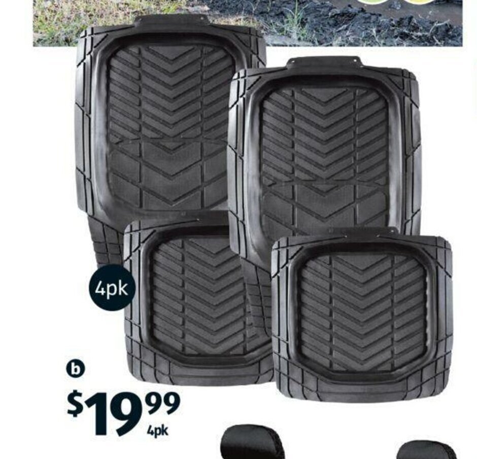 Aldi car deals floor mats