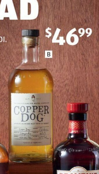 ALDI Copper Dog Blended Malt Whisky 700ml offer