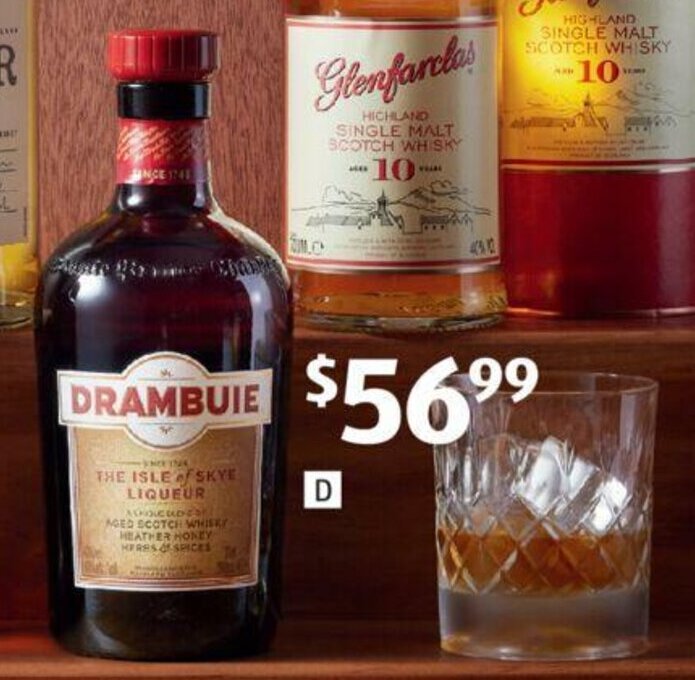 Drambuie Scotch Whisky Liqueur 700ml offer at ALDI